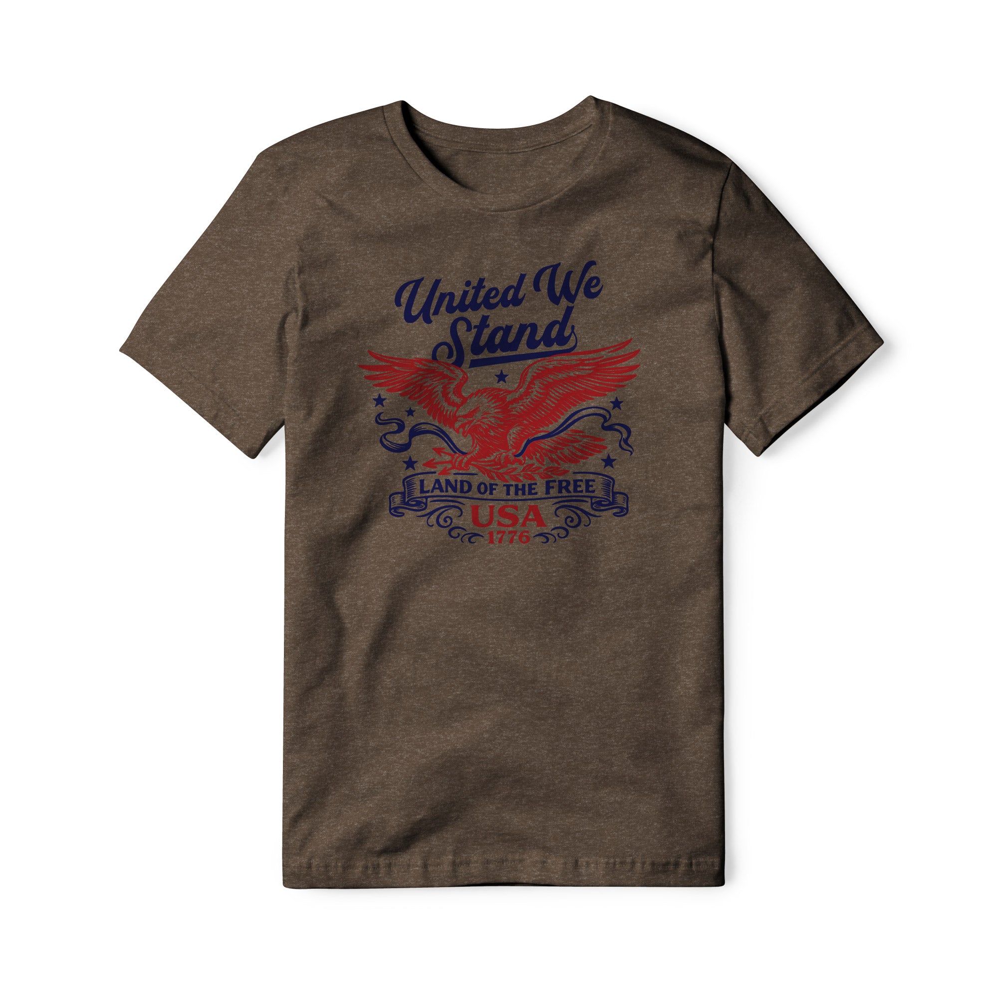 United We Stand Eagle Blend Tee - Red | Ballistic Republic™