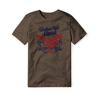 United We Stand Eagle Blend Tee - Red | Ballistic Republic™