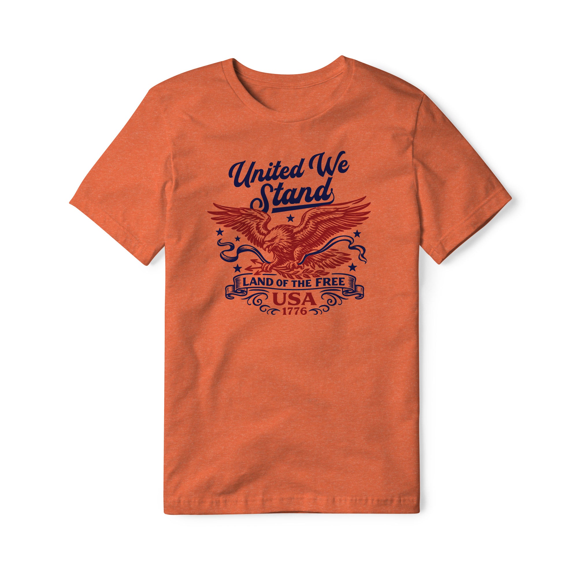 United We Stand Eagle Blend Tee - Red | Ballistic Republic™
