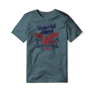 United We Stand Eagle Blend Tee - Red | Ballistic Republic™
