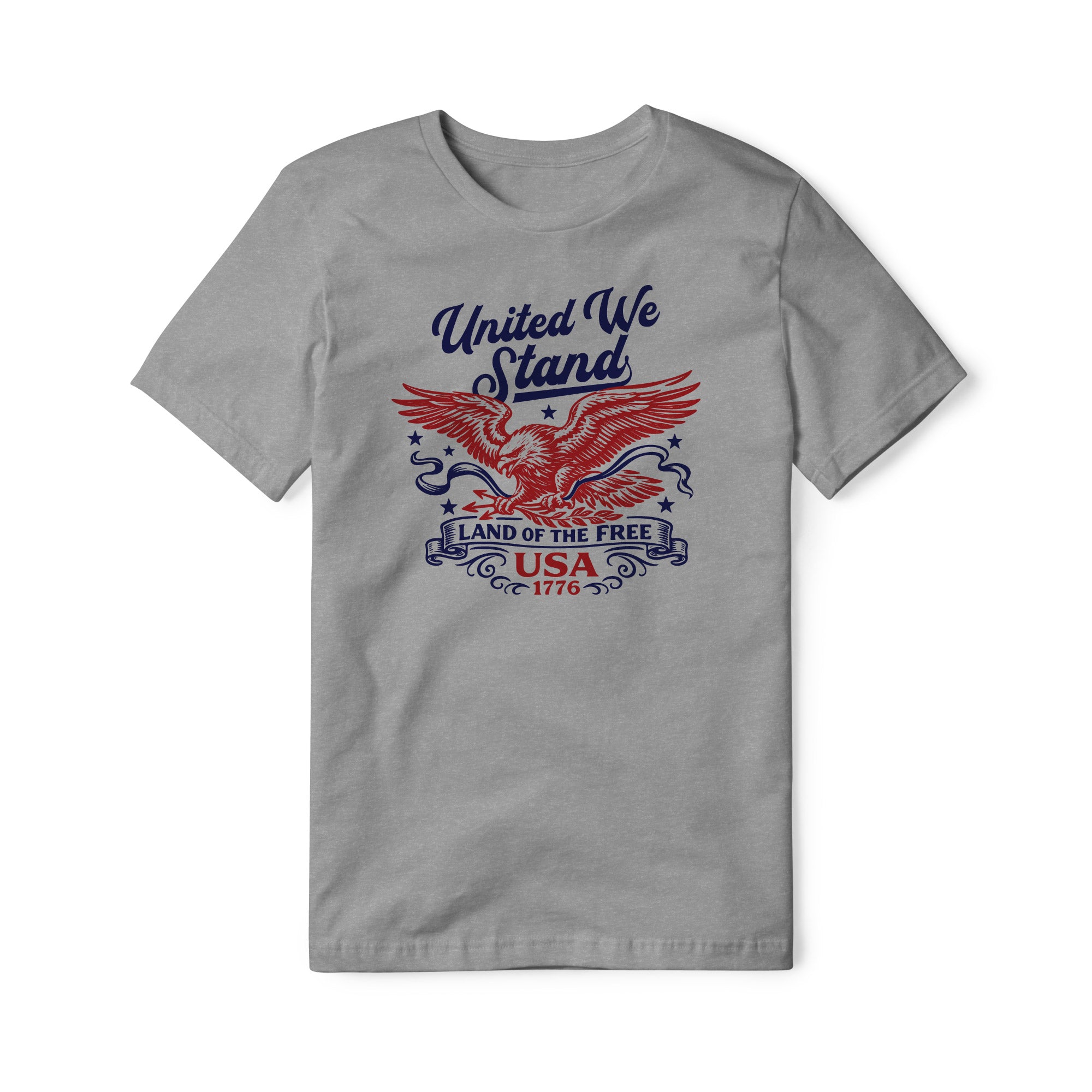 United We Stand Eagle Blend Tee - Red | Ballistic Republic™