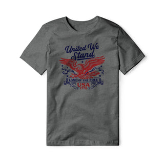 United We Stand Eagle Blend Tee - Red | Ballistic Republic™