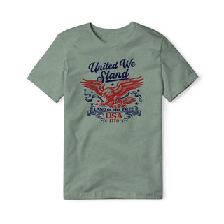 United We Stand Eagle Blend Tee - Red | Ballistic Republic™