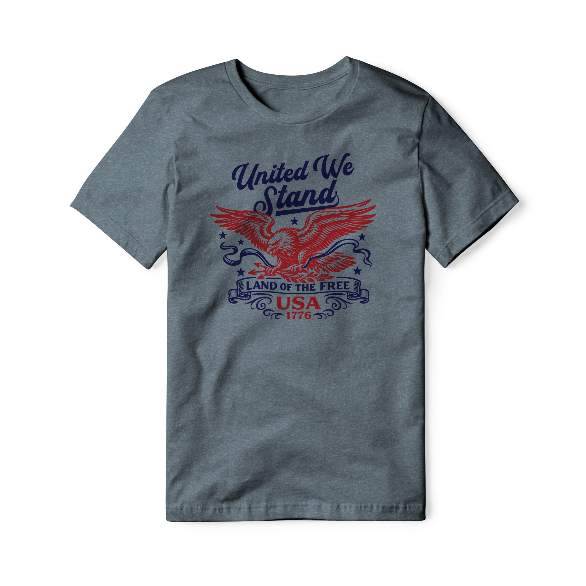 United We Stand Eagle Blend Tee - Red | Ballistic Republic™