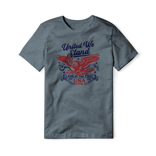 United We Stand Eagle Blend Tee - Red | Ballistic Republic™