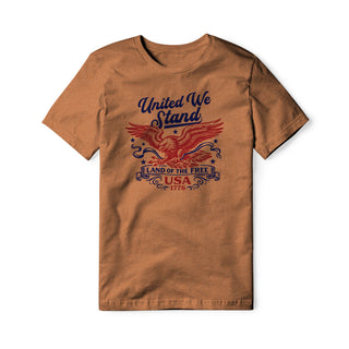 United We Stand Eagle Blend Tee - Red | Ballistic Republic™