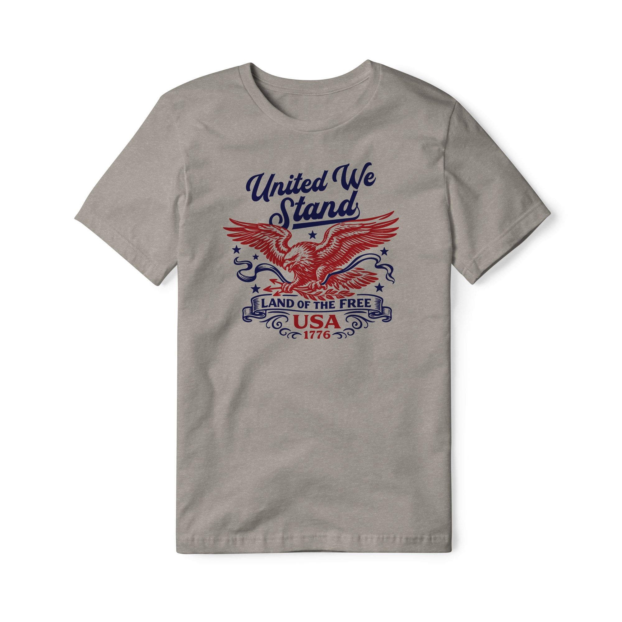 United We Stand Eagle Blend Tee - Red | Ballistic Republic™