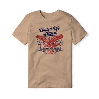 United We Stand Eagle Blend Tee - Red | Ballistic Republic™