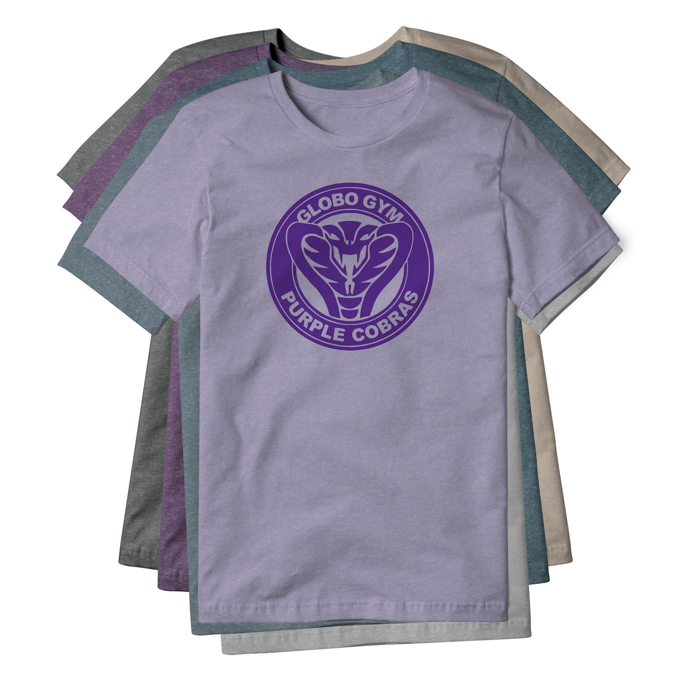 Globo Gym Purple Cobras Blend Tee - Purple | Basement Republic™
