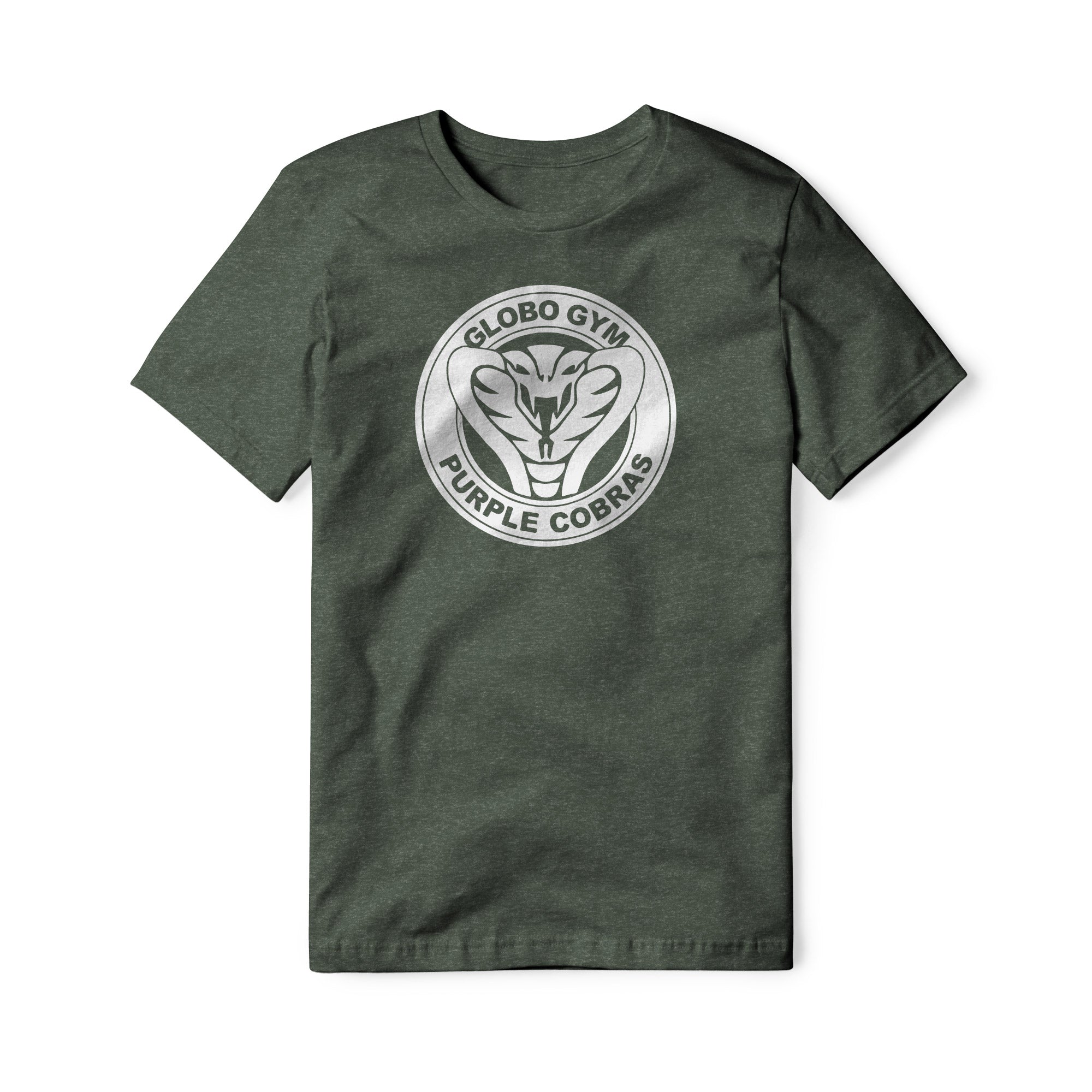 Globo Gym Purple Cobras Blend Tee - White | Basement Republic™