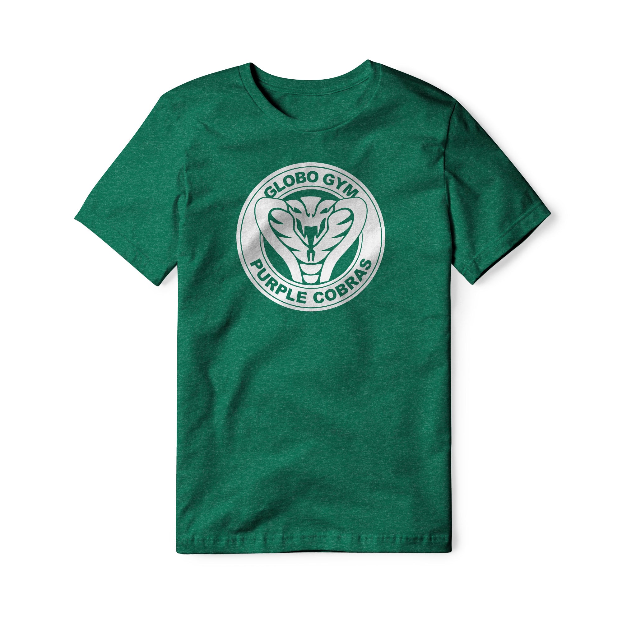 Globo Gym Purple Cobras Blend Tee - White | Basement Republic™