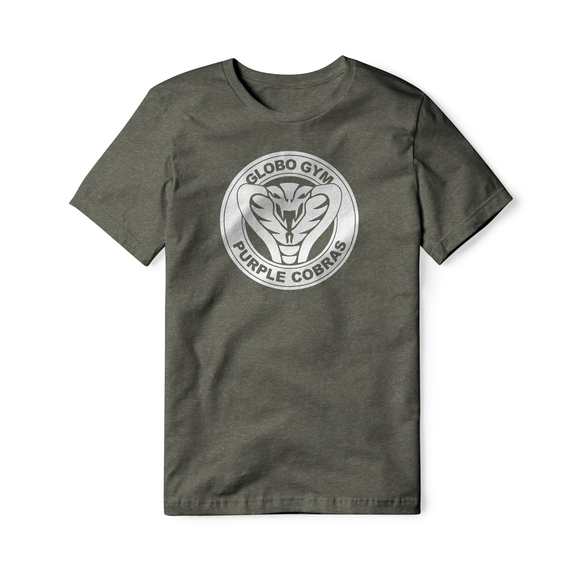 Globo Gym Purple Cobras Blend Tee - White | Basement Republic™
