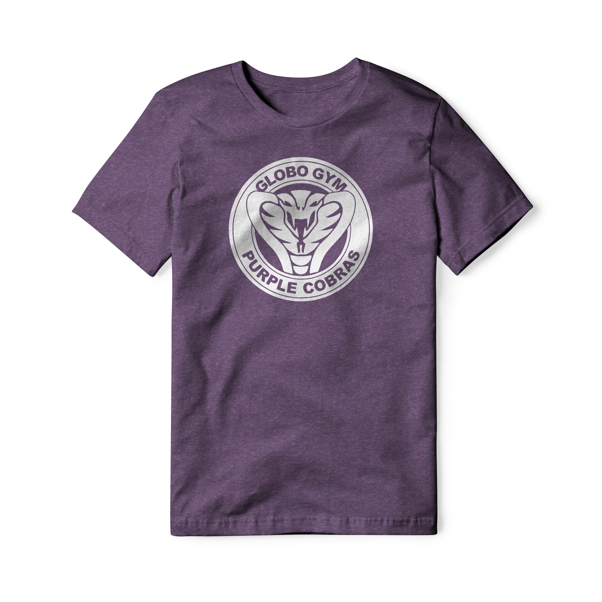Globo Gym Purple Cobras Blend Tee - White | Basement Republic™