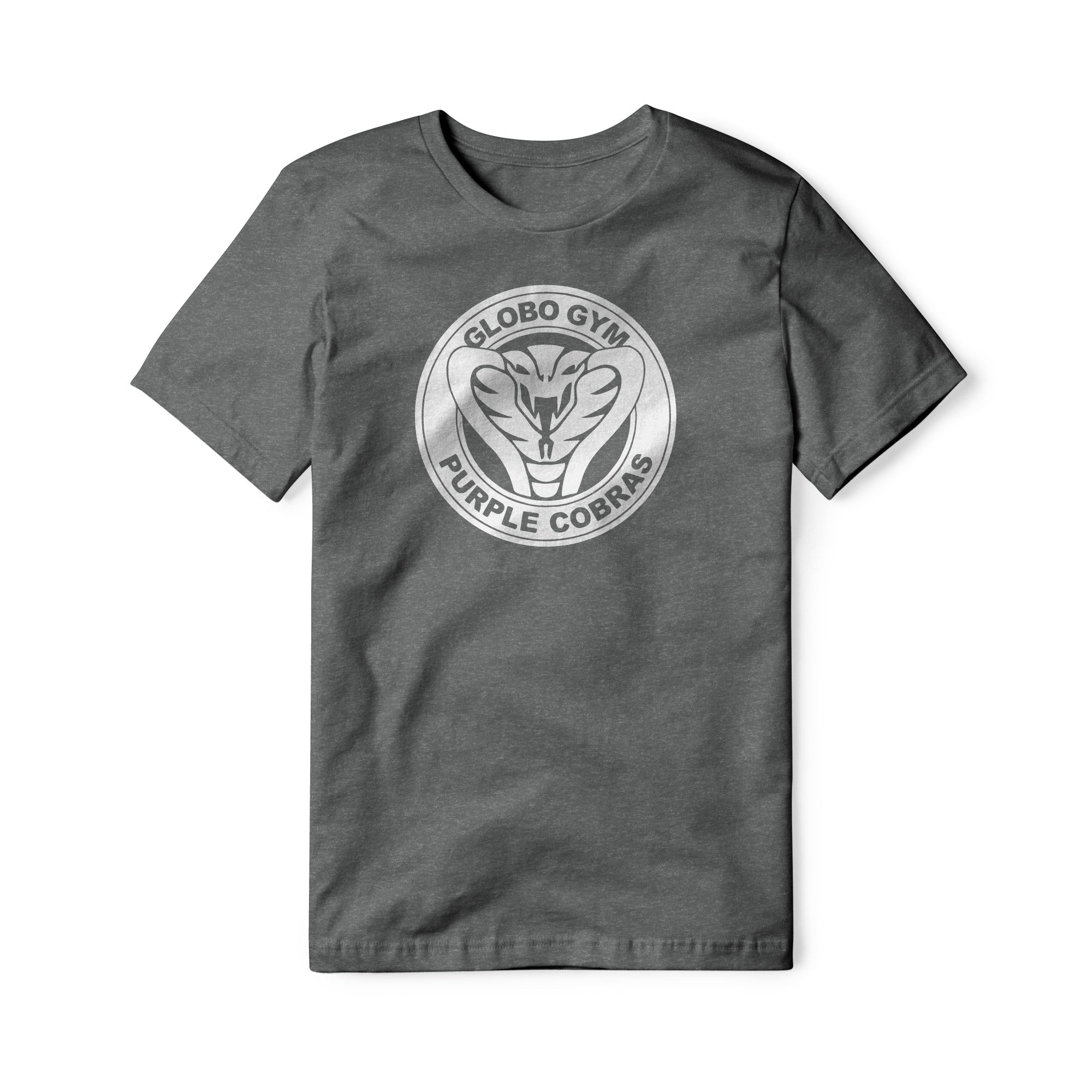 Globo Gym Purple Cobras Blend Tee - White | Basement Republic™