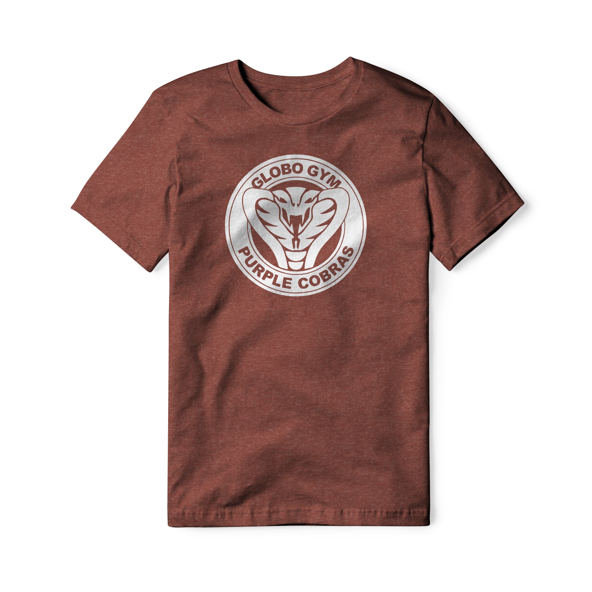 Globo Gym Purple Cobras Blend Tee - White | Basement Republic™