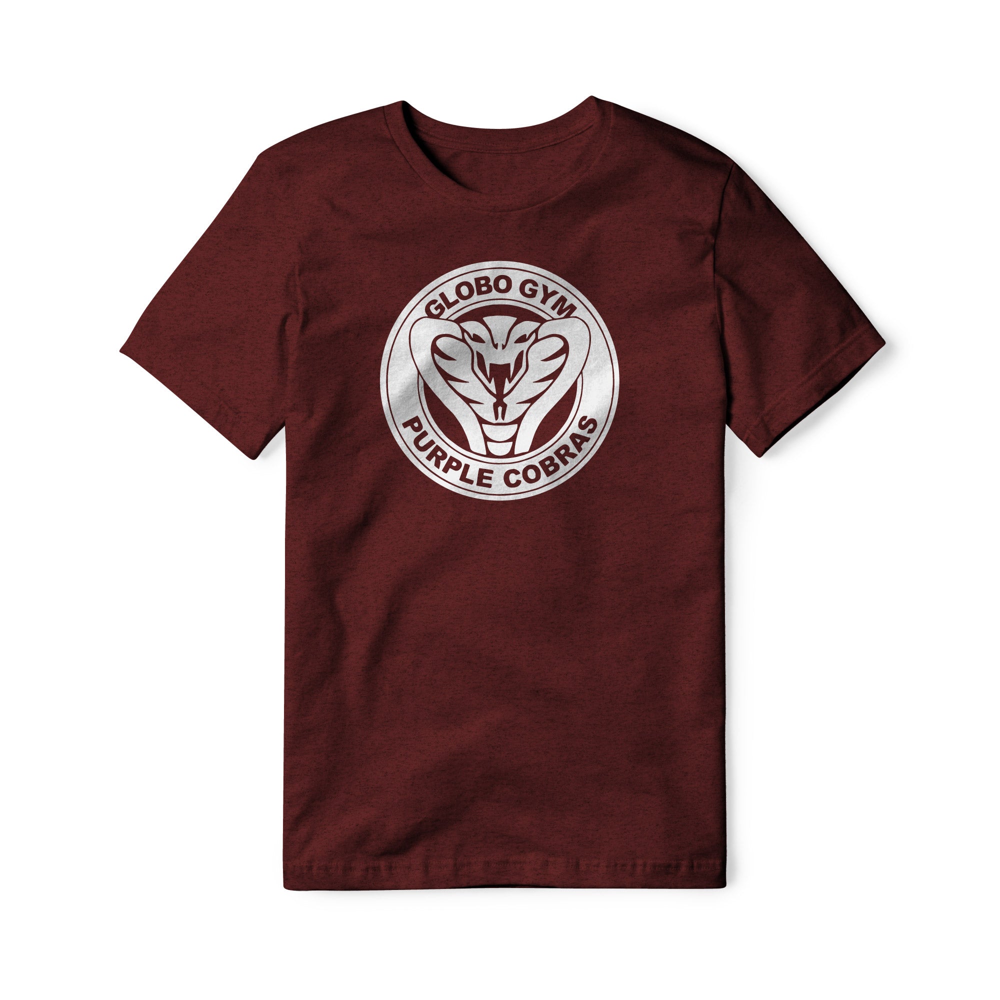 Globo Gym Purple Cobras Blend Tee - White | Basement Republic™