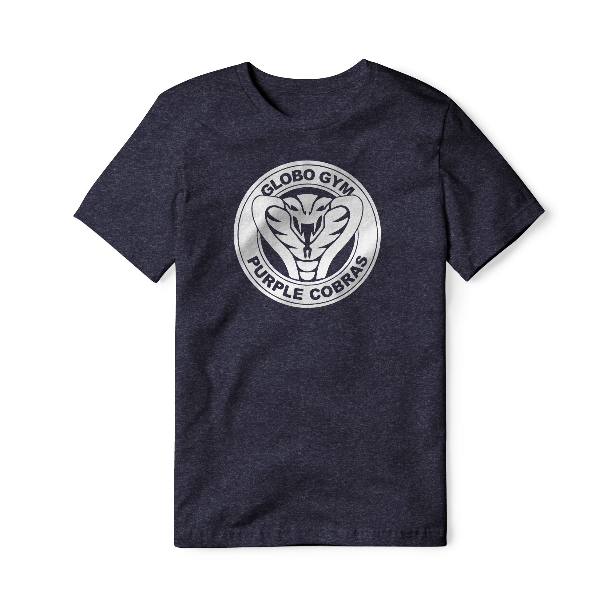 Globo Gym Purple Cobras Blend Tee - White | Basement Republic™