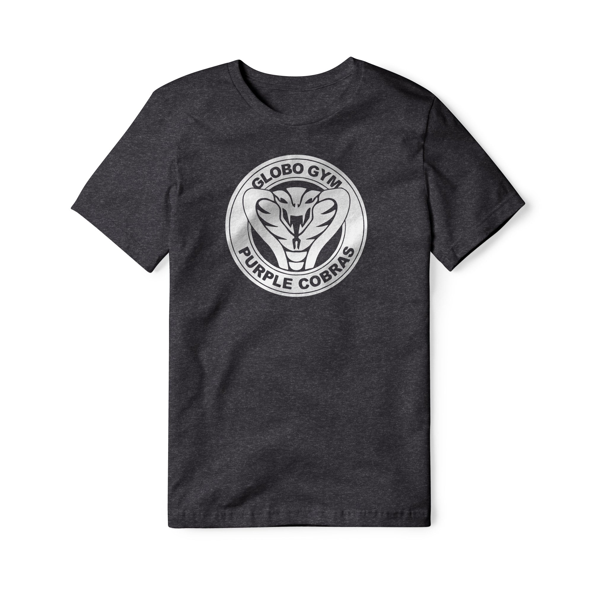 Globo Gym Purple Cobras Blend Tee - White | Basement Republic™
