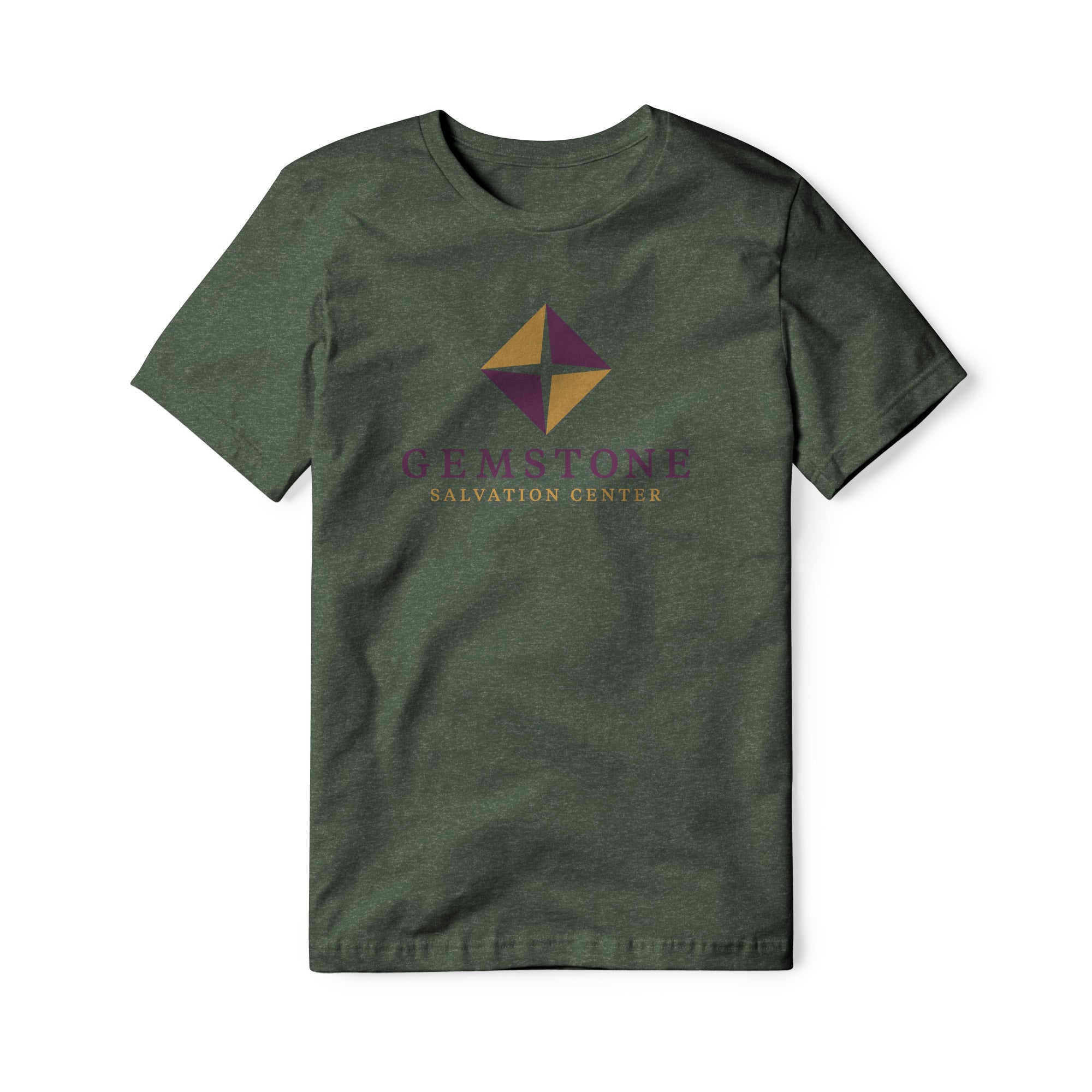 Gemstone Salvation Center Blend Tee | Basement Republic™