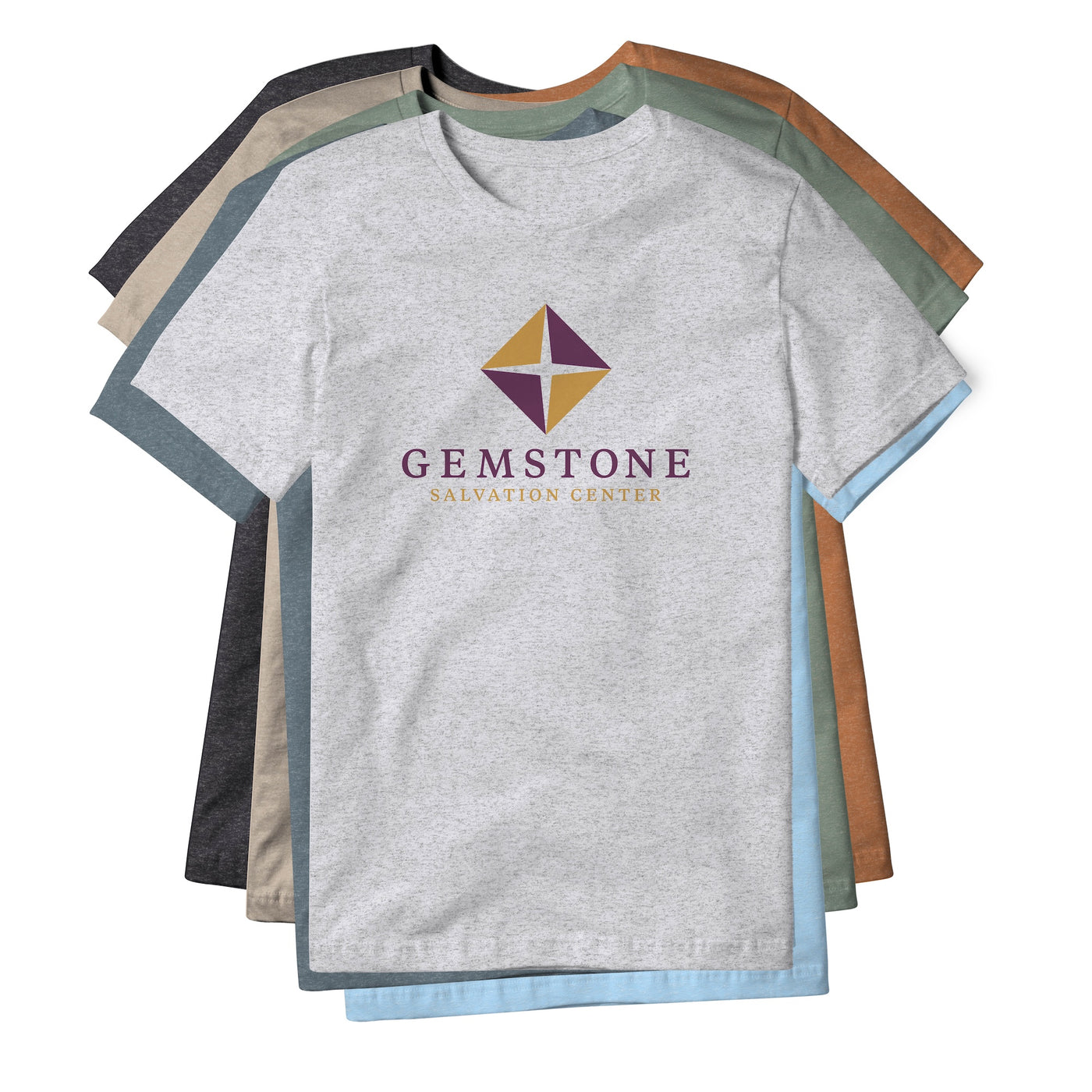 Gemstone Salvation Center Blend Tee | Basement Republic™