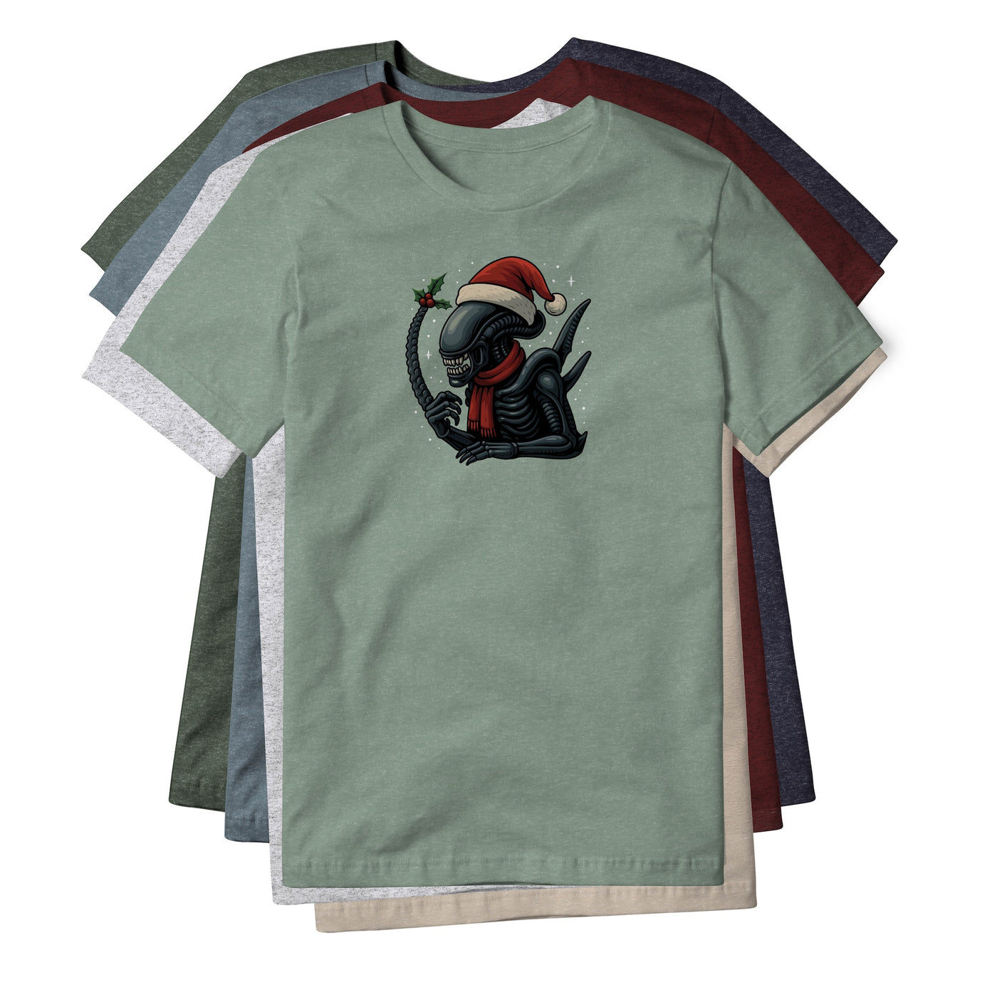 Xenomorph Blend Tee - Christmas Edition | Basement Republic™