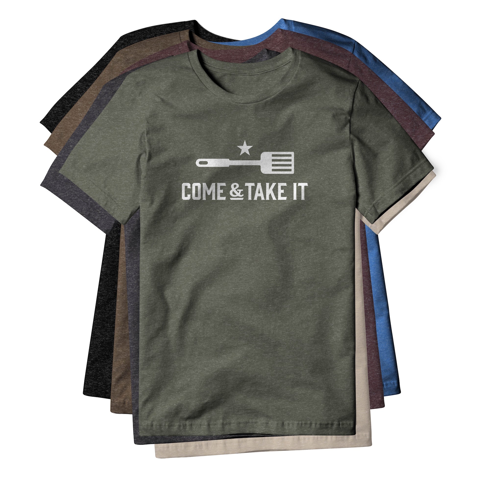 Come And Take It Spatula Blend Tee | Backyard Republic™