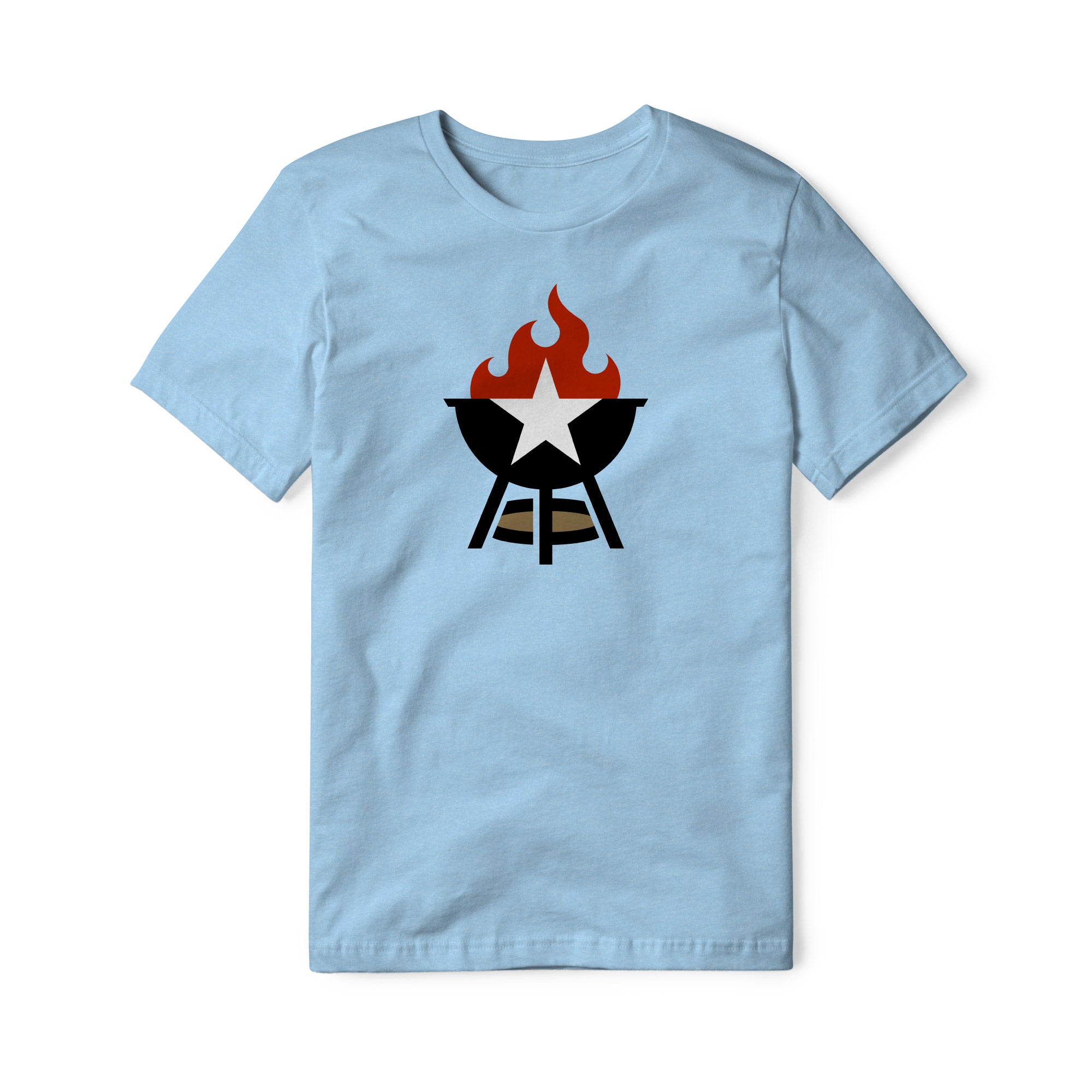 BBQ Grill Icon Blend Tee - Full Color | Backyard Republic™
