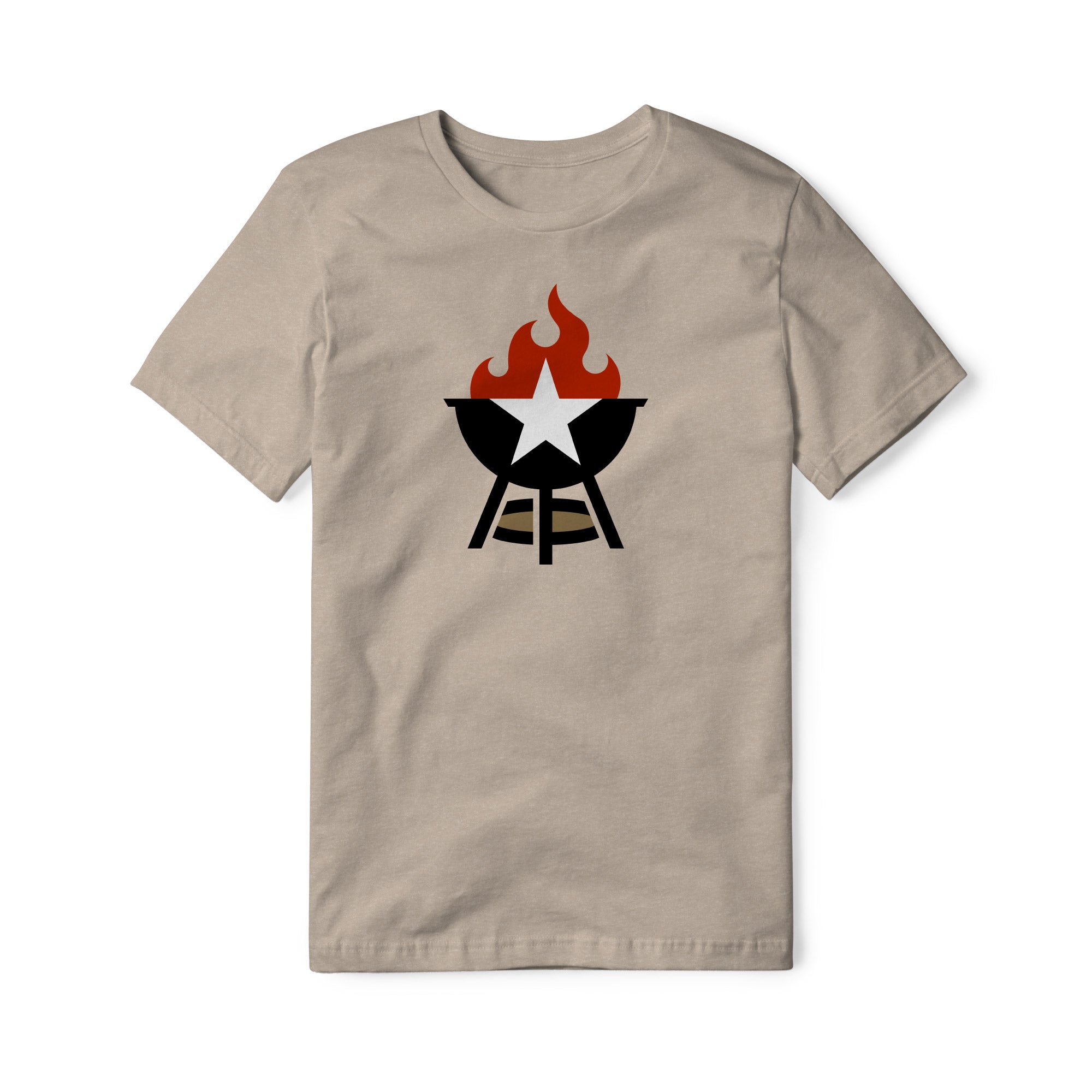 BBQ Grill Icon Blend Tee - Full Color | Backyard Republic™