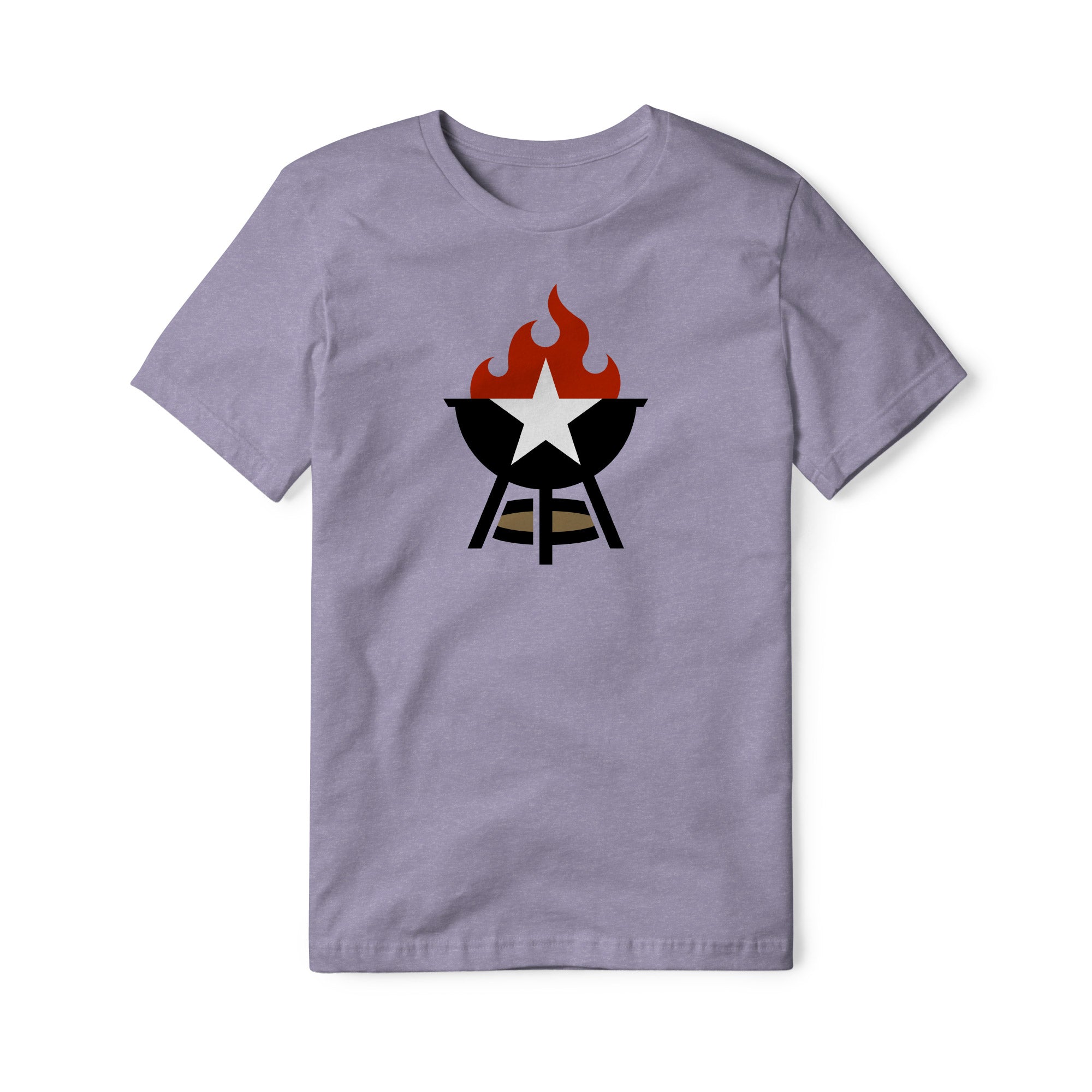BBQ Grill Icon Blend Tee - Full Color | Backyard Republic™