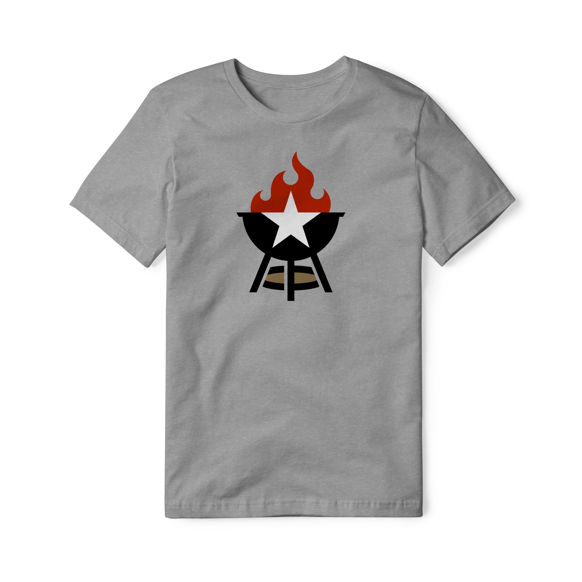 BBQ Grill Icon Blend Tee - Full Color | Backyard Republic™