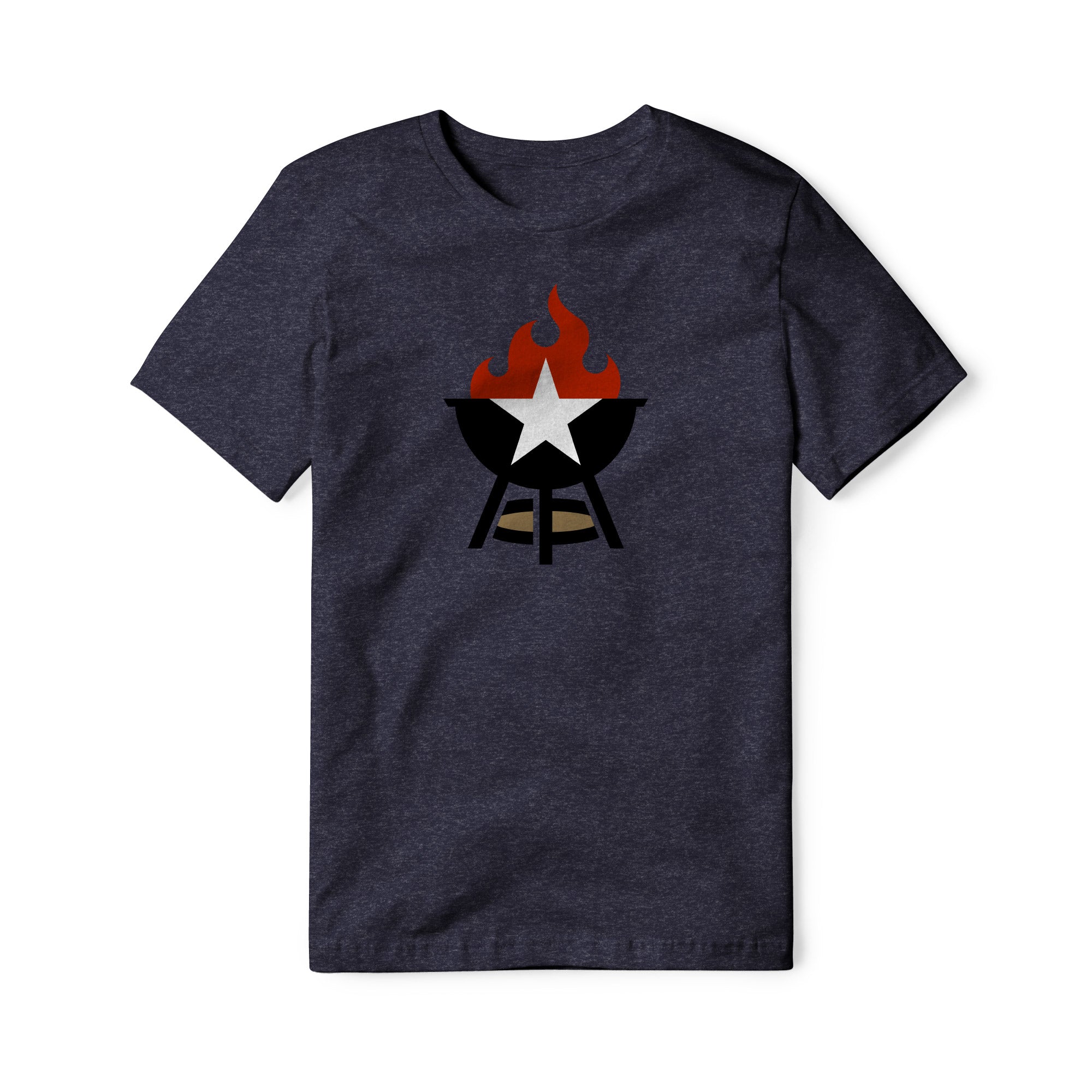 BBQ Grill Icon Blend Tee - Full Color | Backyard Republic™
