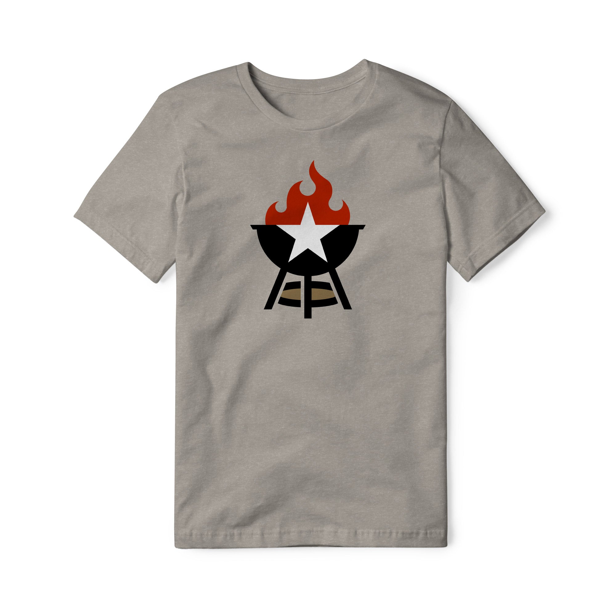 BBQ Grill Icon Blend Tee - Full Color | Backyard Republic™