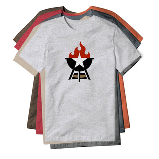 BBQ Grill Icon Blend Tee - Full Color | Backyard Republic™