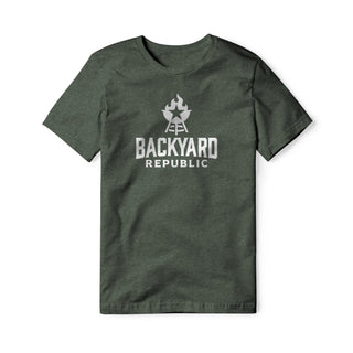 Backyard Republic Logo Blend Tee - White | Backyard Republic™