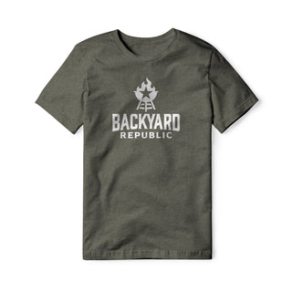 Backyard Republic Logo Blend Tee - White | Backyard Republic™