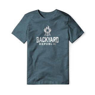 Backyard Republic Logo Blend Tee - White | Backyard Republic™