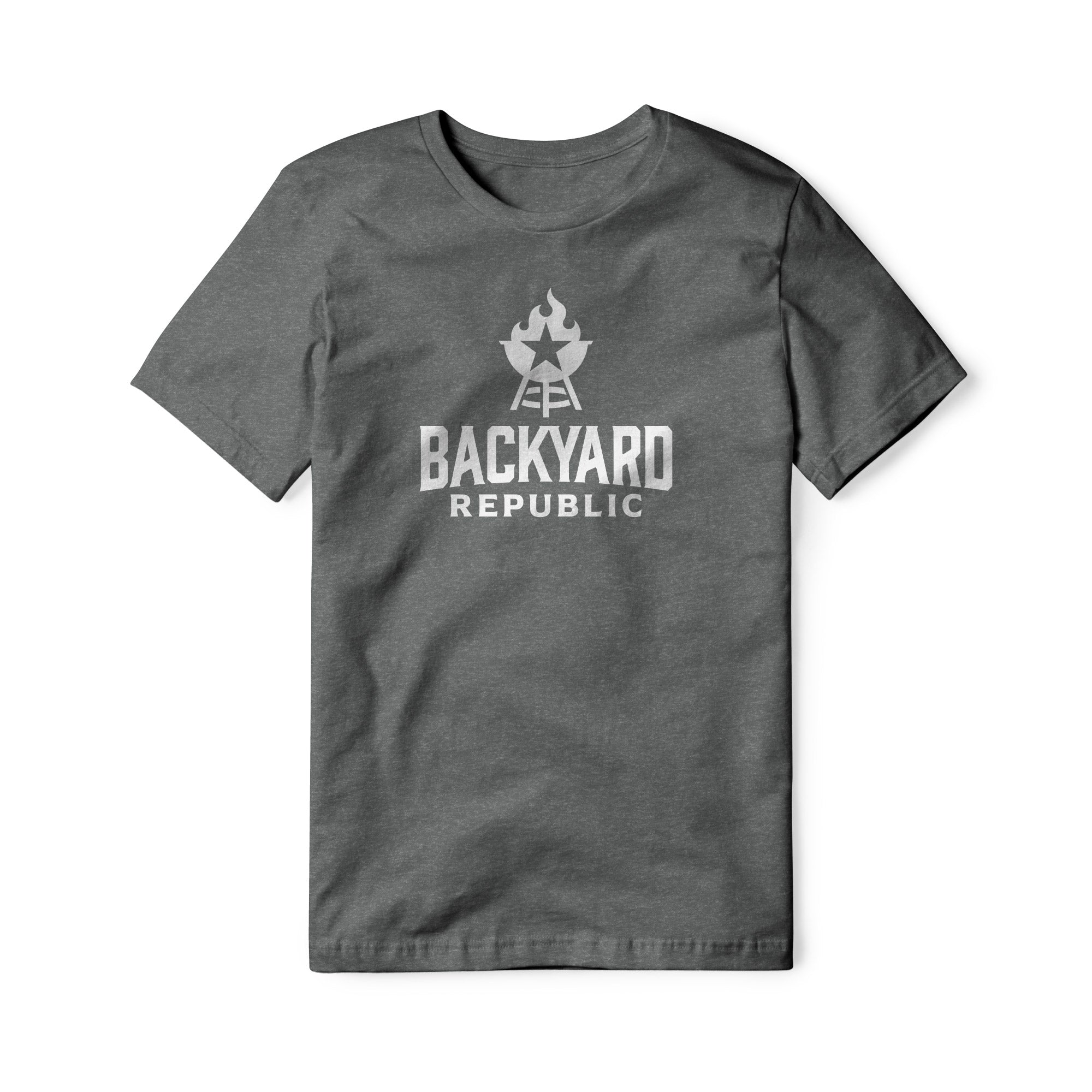 Backyard Republic Logo Blend Tee - White | Backyard Republic™