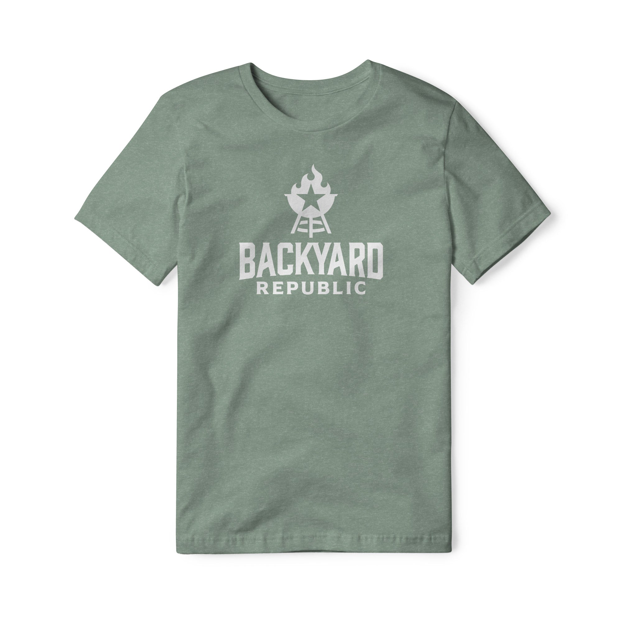 Backyard Republic Logo Blend Tee - White | Backyard Republic™