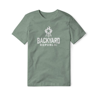 Backyard Republic Logo Blend Tee - White | Backyard Republic™