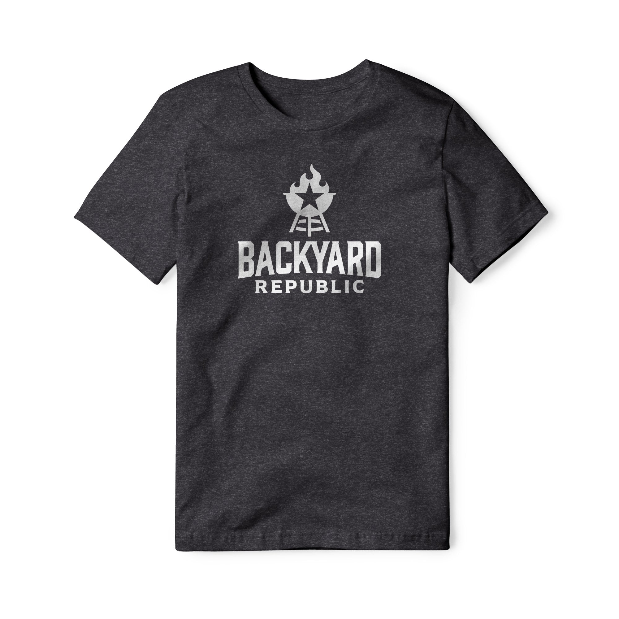 Backyard Republic Logo Blend Tee - White | Backyard Republic™