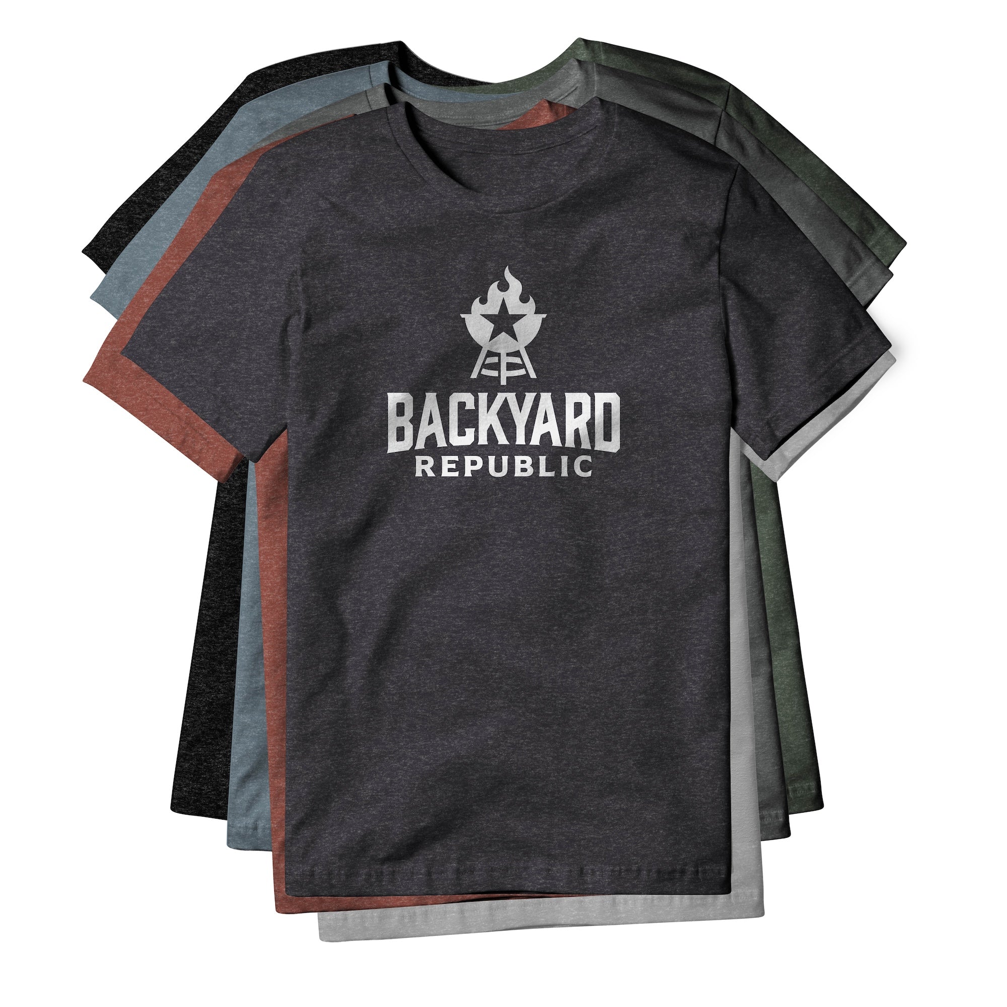 Backyard Republic Logo Blend Tee - White | Backyard Republic™