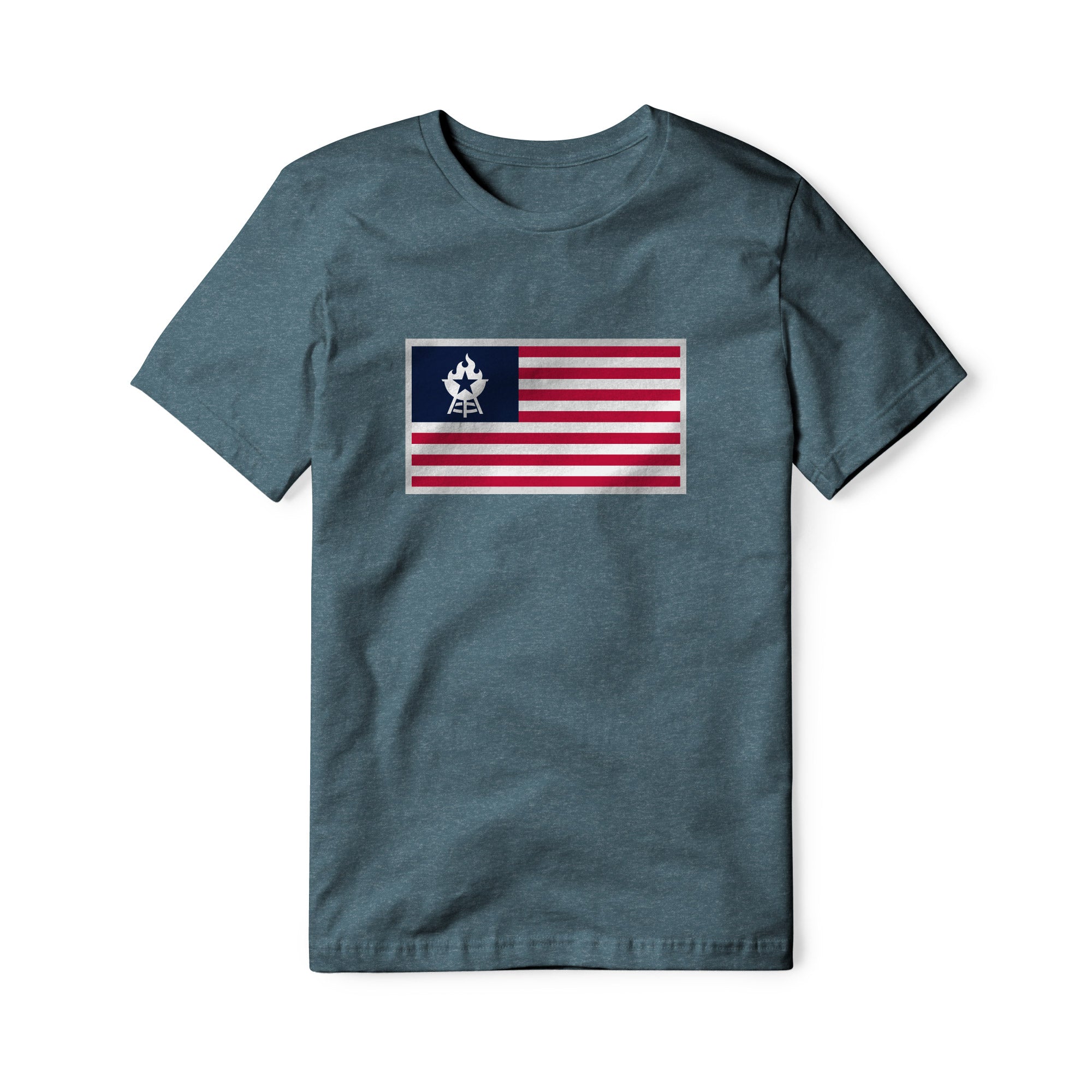 USA Flag BBQ Blend Tee